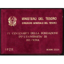 1988 Trittico IX Centenario Fondazione Università di Bologna Fdc Italia